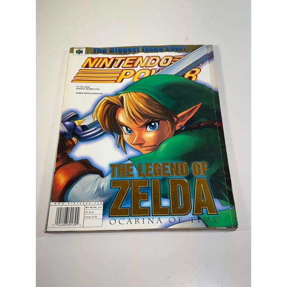 Nintendo Power Volume 114 Zelda: Ocarina Time w/ 1 Poster - Picture 1 of 7
